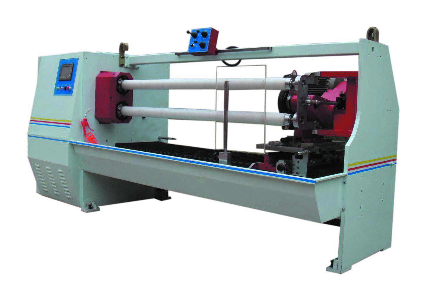 GL-702 automatic  double blade double shaft cutting machine 